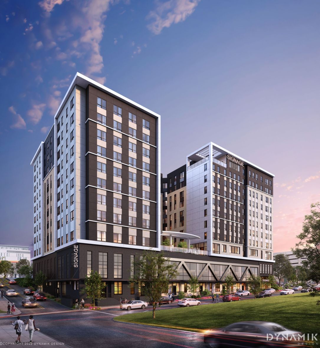 VERVE Knoxville student living exterior rendering in Knoxville, TN