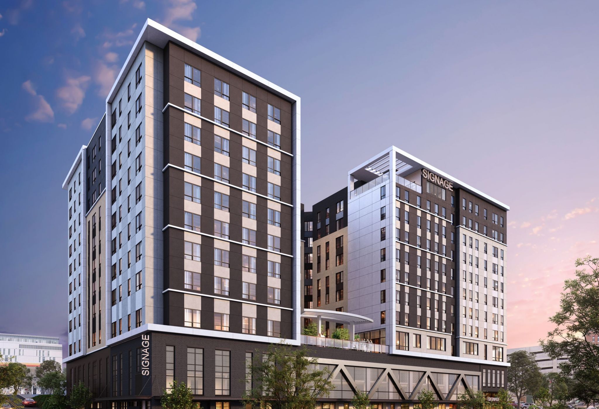 VERVE Knoxville student living exterior rendering in Knoxville, TN