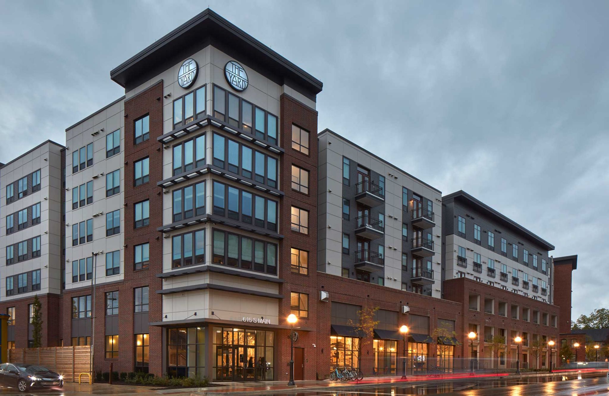 The Yard student living apartments building