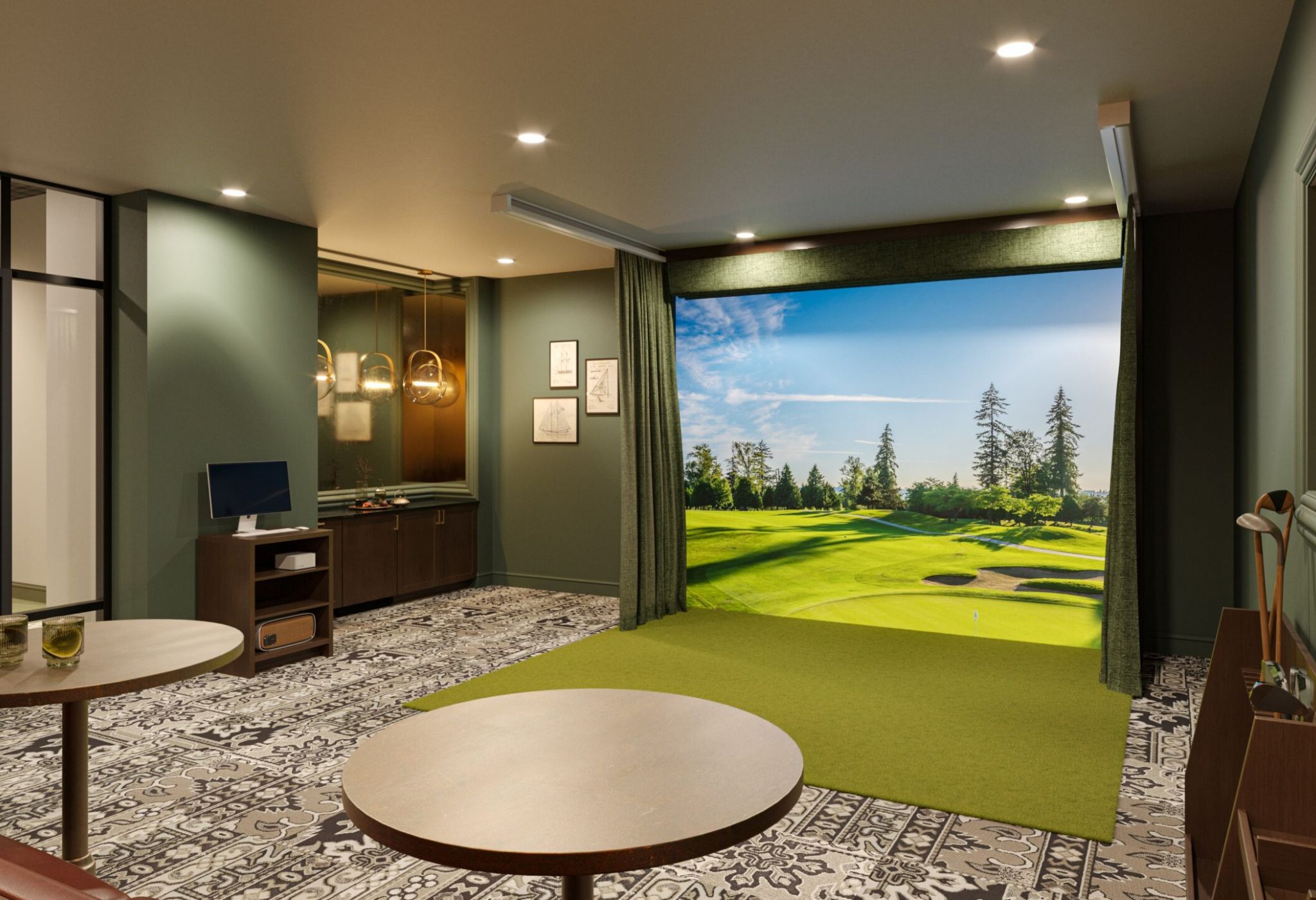 Columbia Golf Room