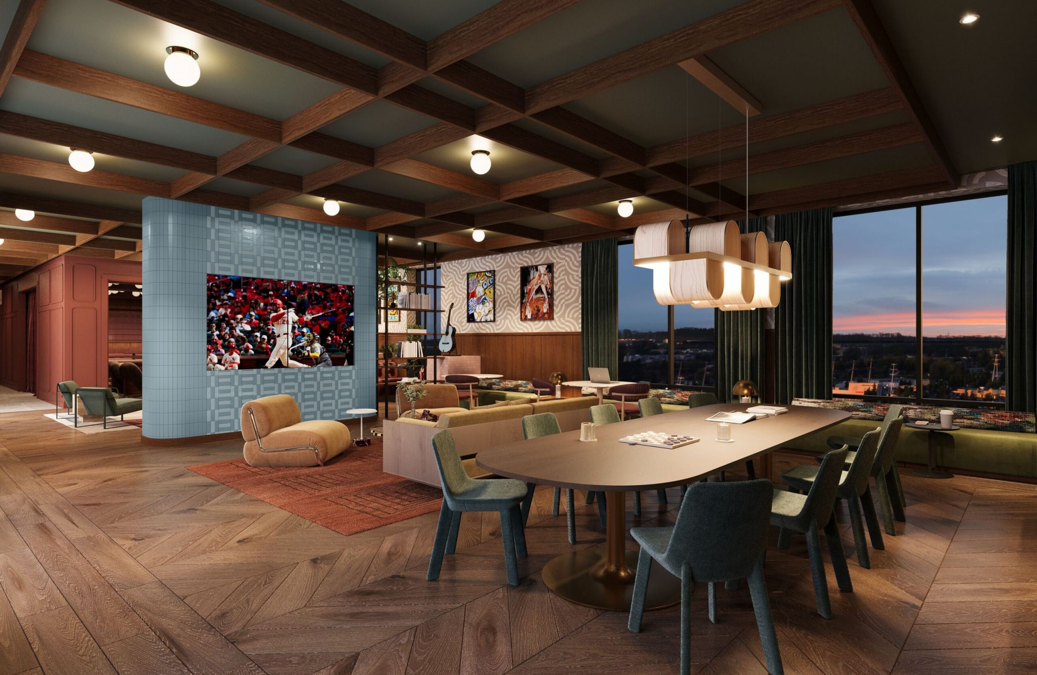 Delmar Club room