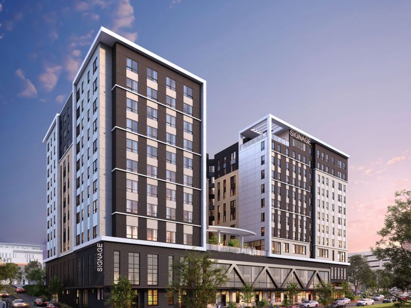 VERVE Knoxville student living exterior rendering in Knoxville, TN