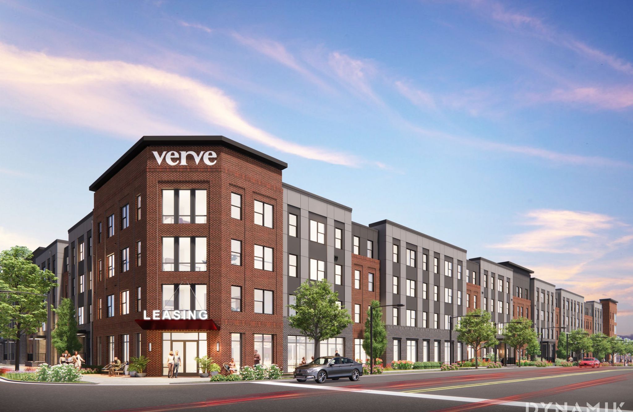 VERVE Columbia student living exterior rendering in Columbia, SC