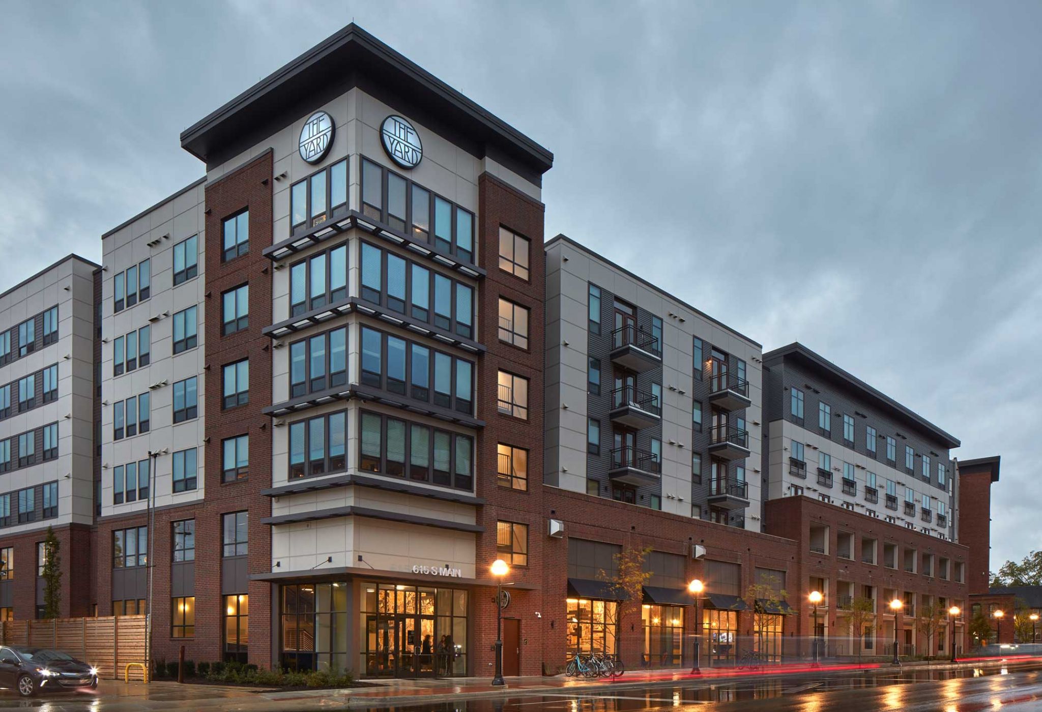 The Yard student living apartments building