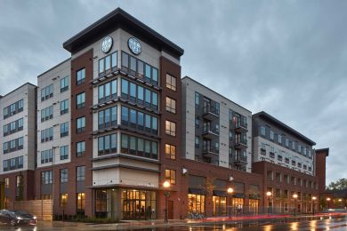 The Yard student living apartments building