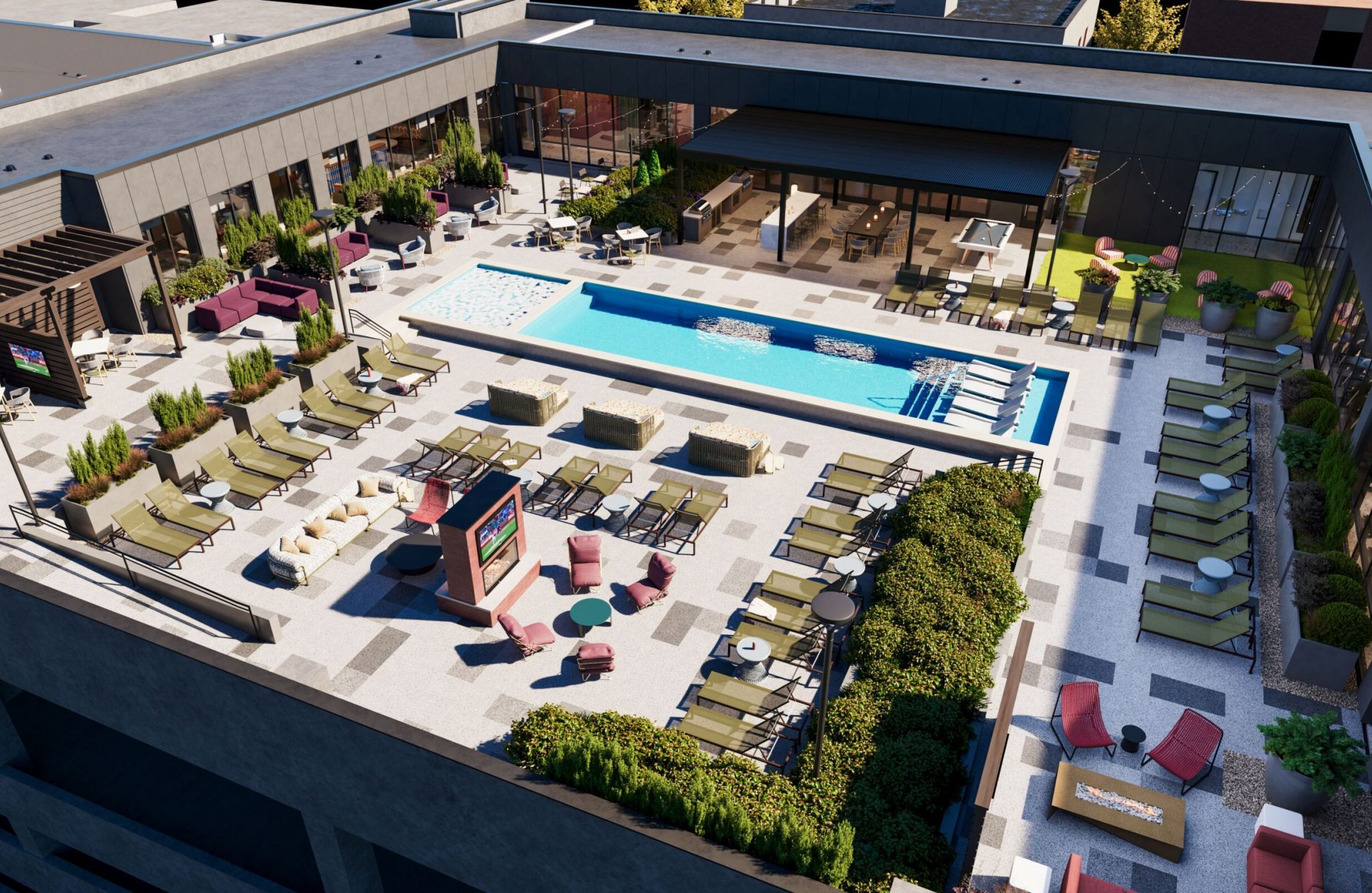 Delmar Pool Birdseye